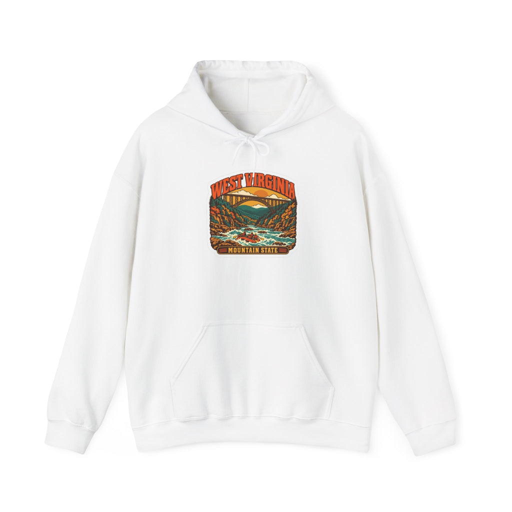 West Virginia Mountain Landscape Hoodie