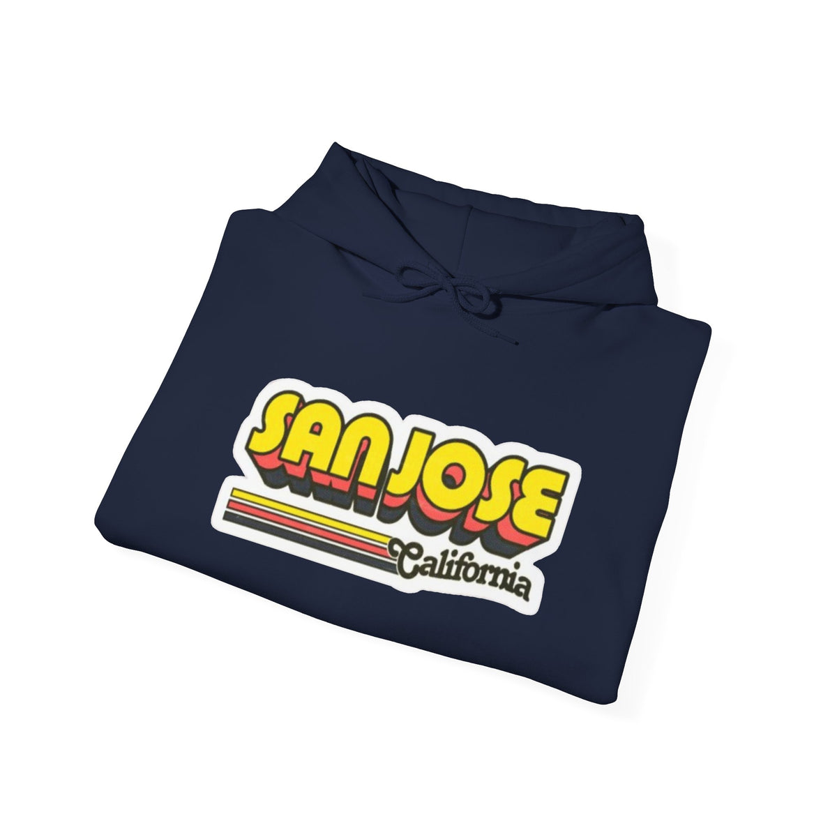 San Jose California Retro Graphic Hoodie