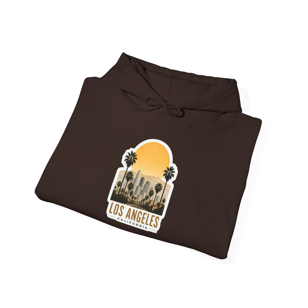 Los Angeles Sunset Palm Trees Hoodie
