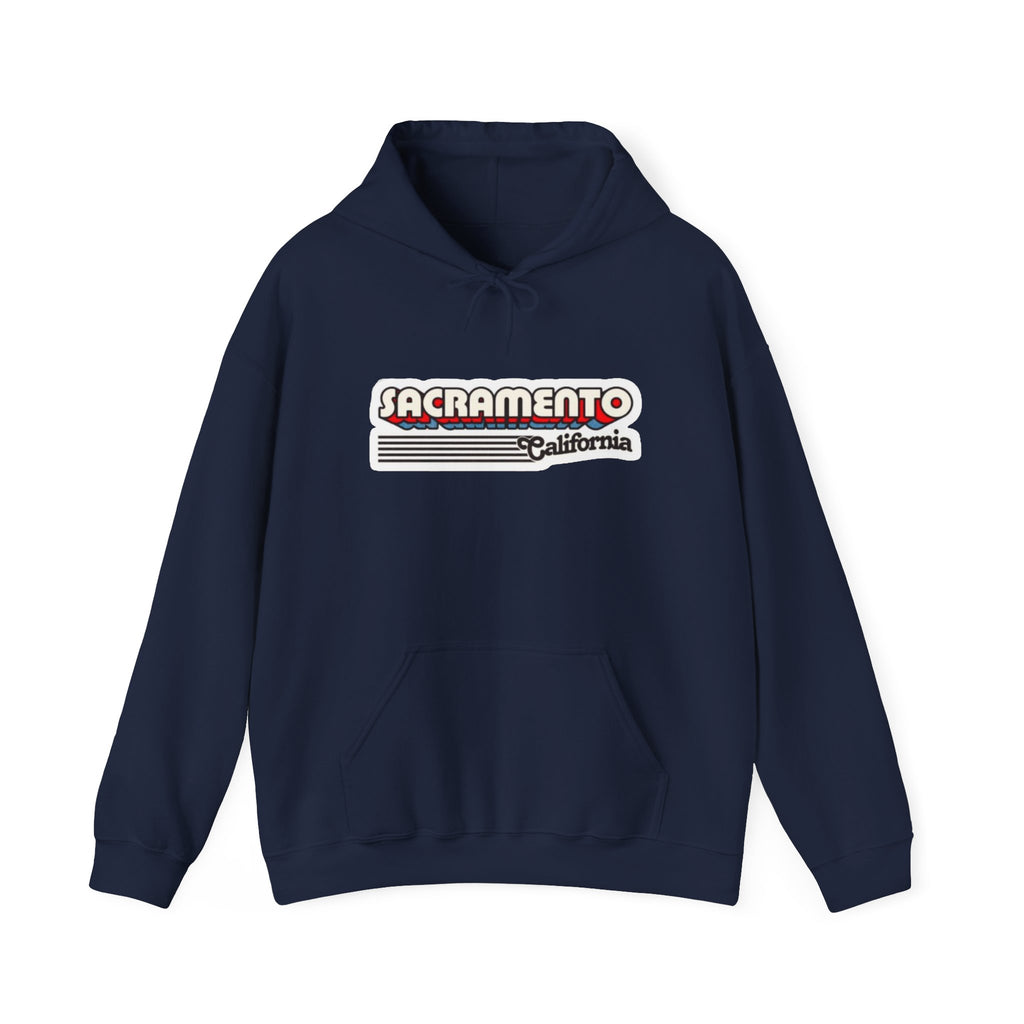 Sacramento California Retro Graphic Hoodie