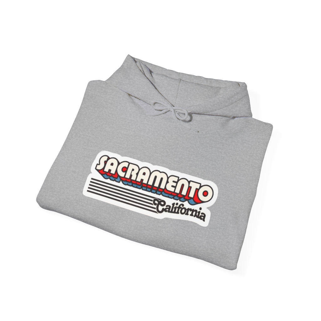 Sacramento California Retro Graphic Hoodie