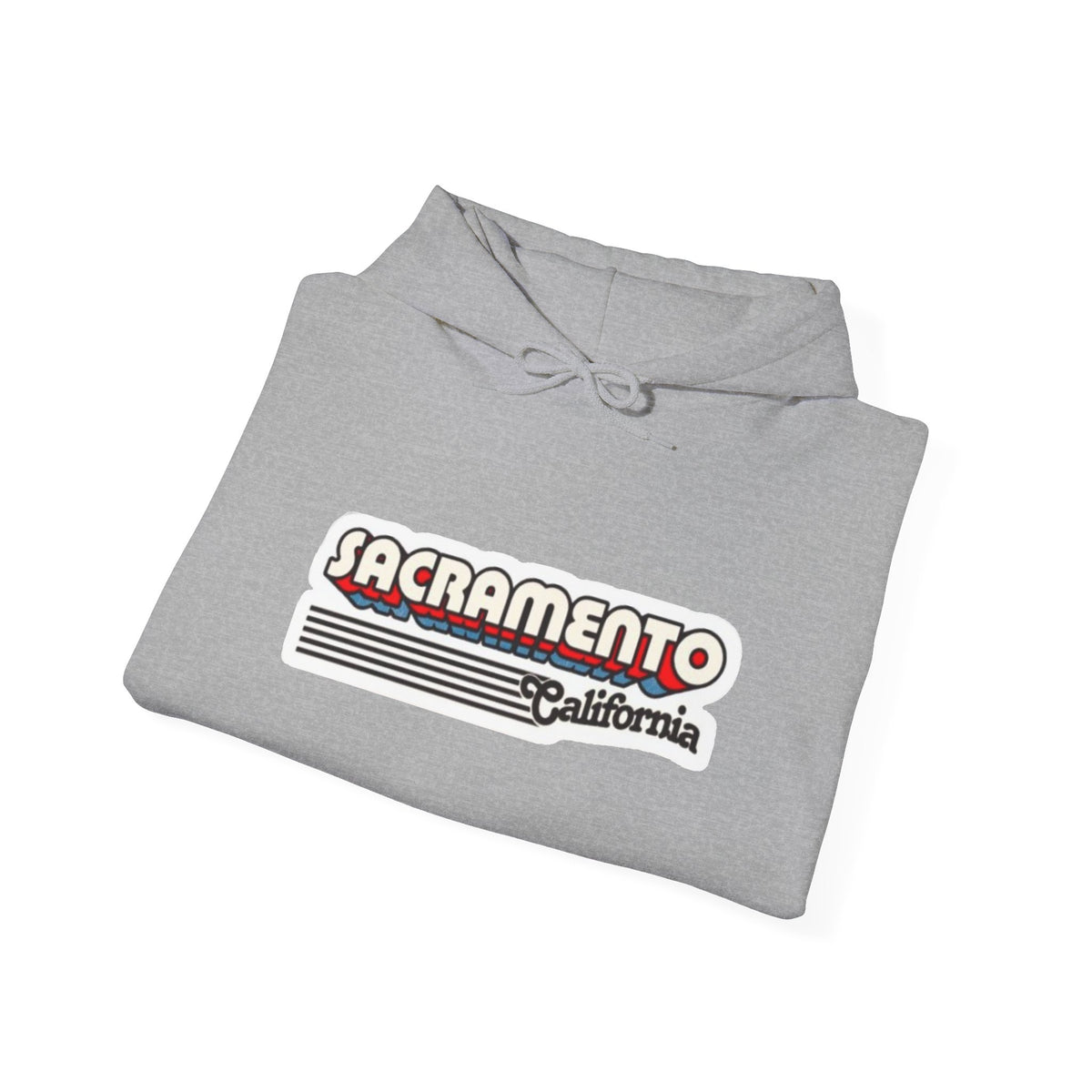 Sacramento California Retro Graphic Hoodie