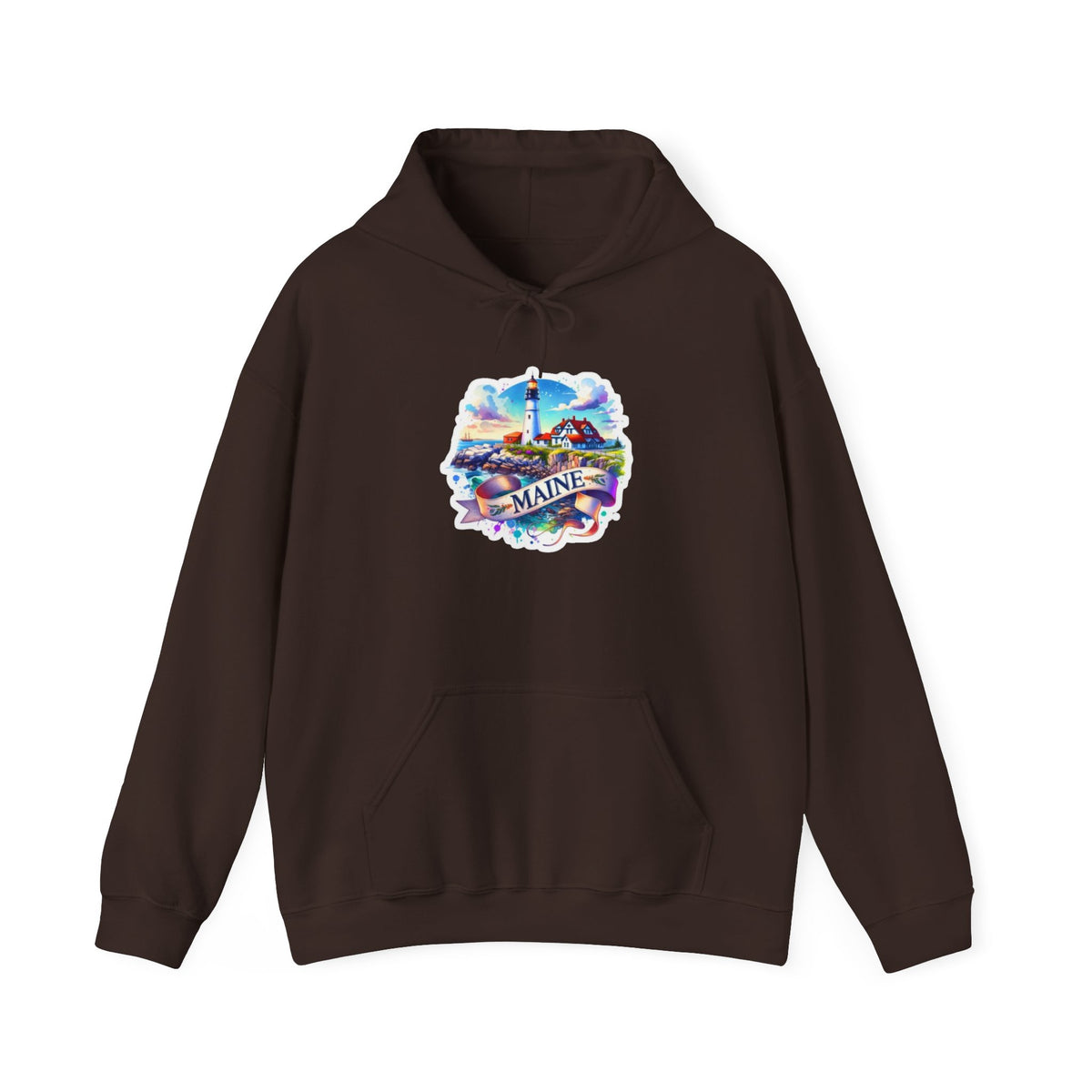 Maine Coastal Adventure Graphic Hoodie