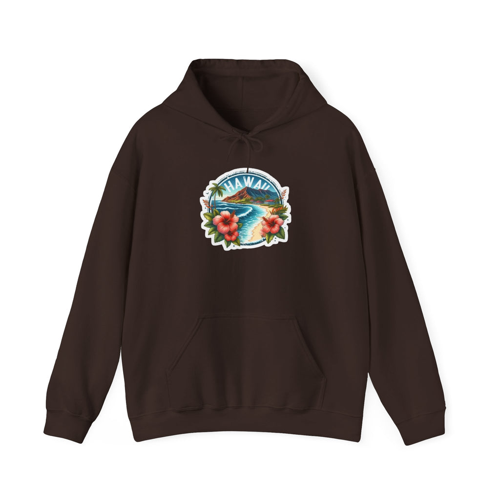 Hawaii Tropical Island Floral Hoodie