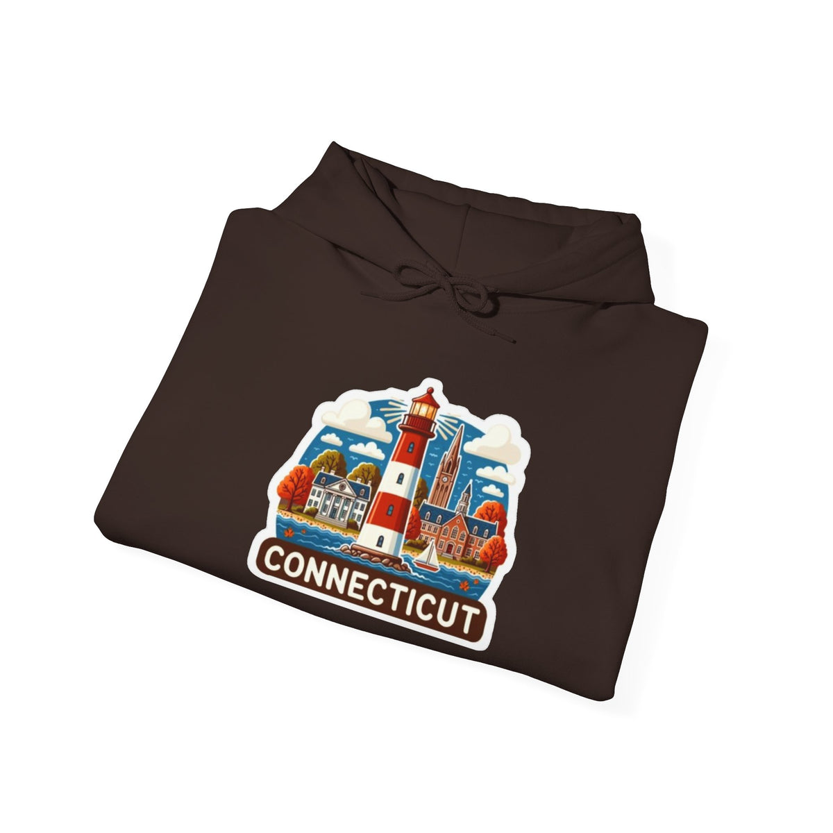 Connecticut Lighthouse Souvenir Hoodie