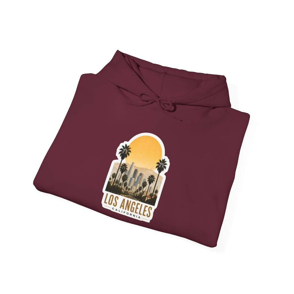Los Angeles Sunset Palm Trees Hoodie