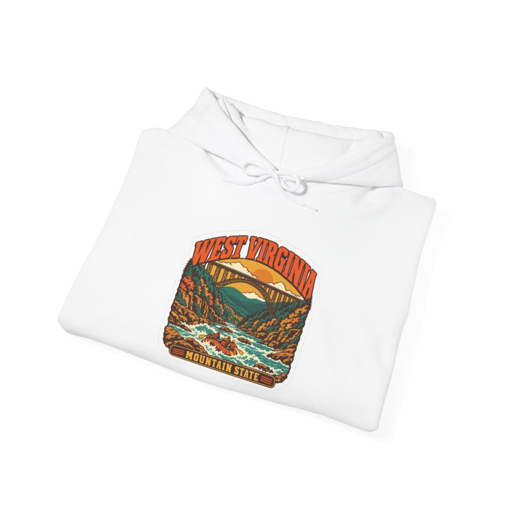 West Virginia Mountain Landscape Hoodie