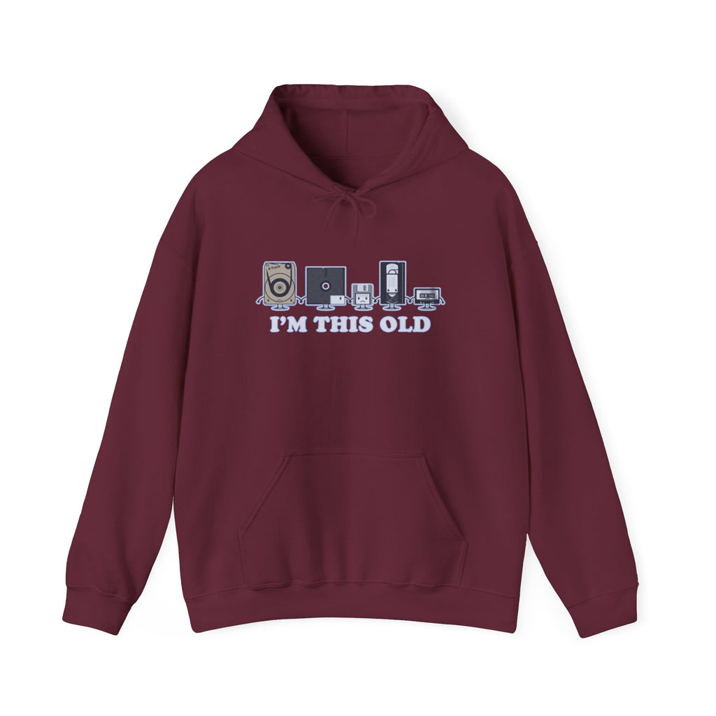I’m This Old Funny Vintage-Inspired Unisex Hoodie
