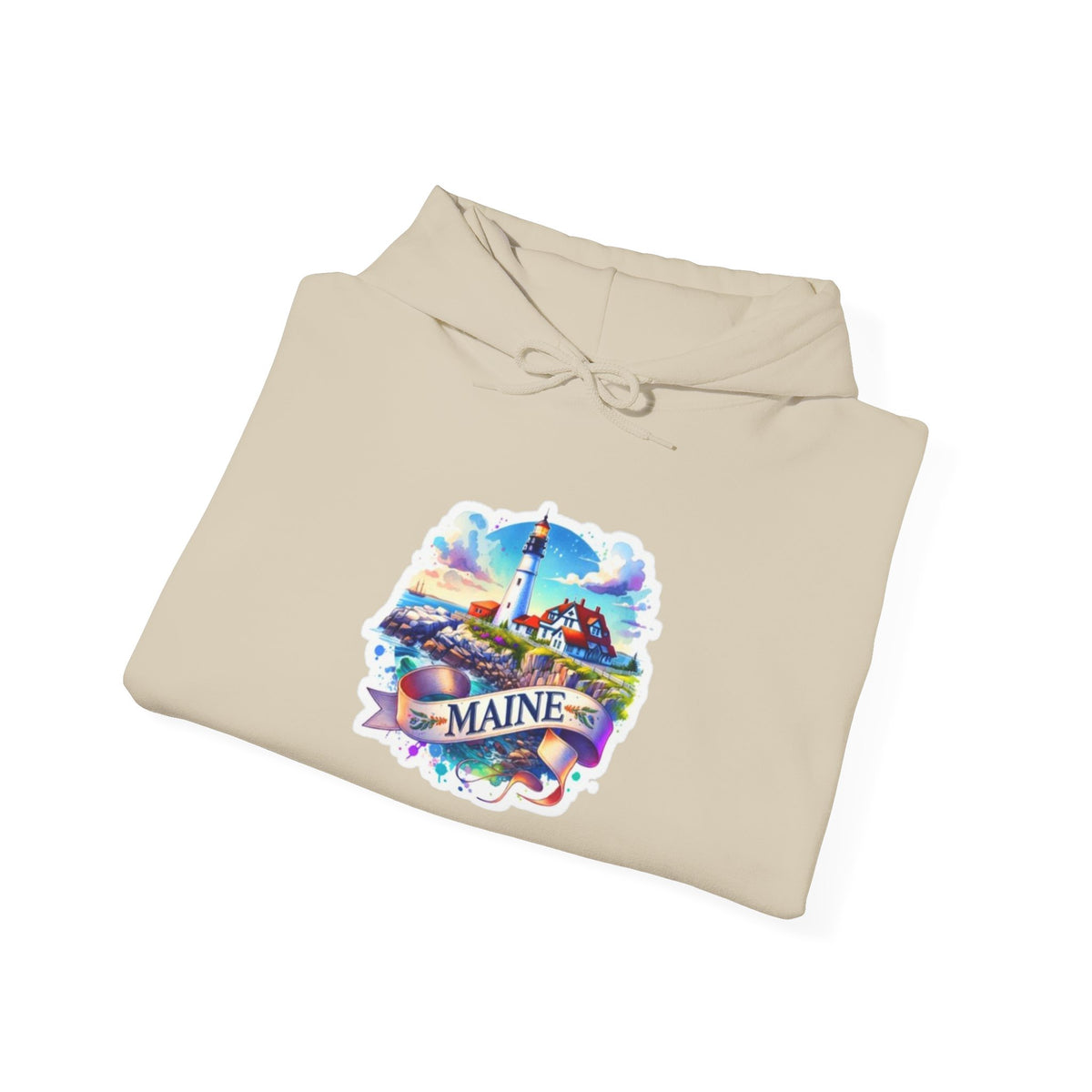 Maine Coastal Adventure Graphic Hoodie