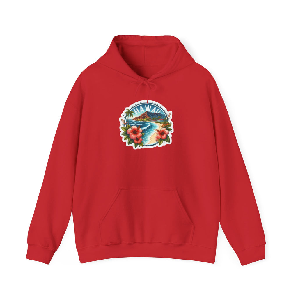 Hawaii Tropical Island Floral Hoodie
