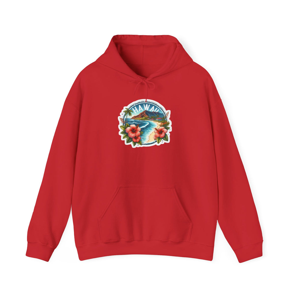 Hawaii Tropical Island Floral Hoodie