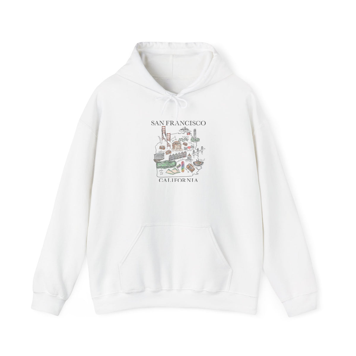 San Francisco California Souvenir Unisex Hoodie