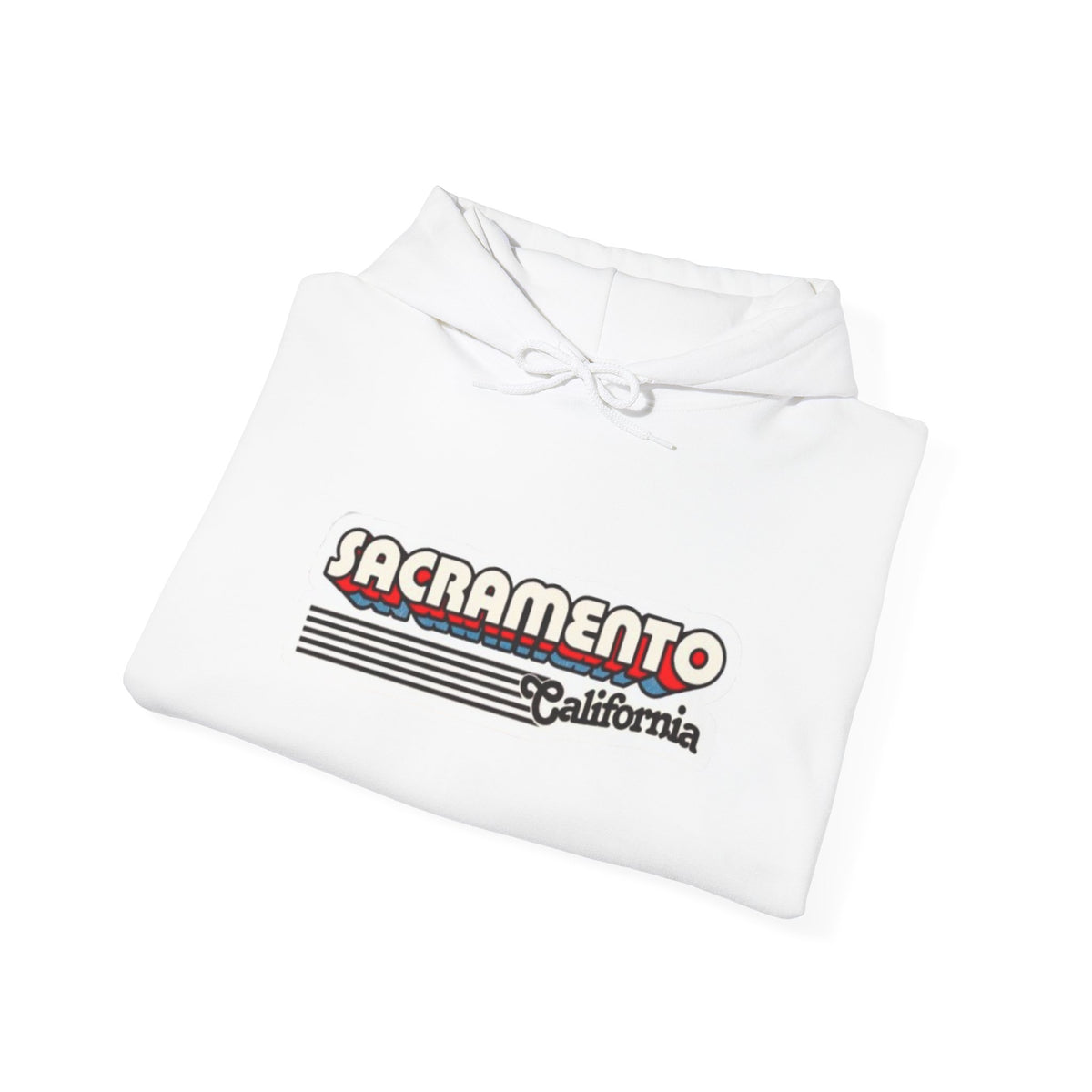 Sacramento California Retro Graphic Hoodie
