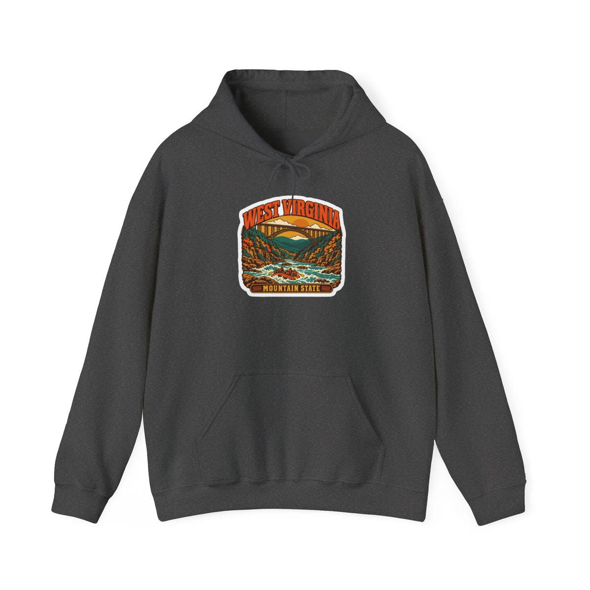 West Virginia Mountain Landscape Hoodie