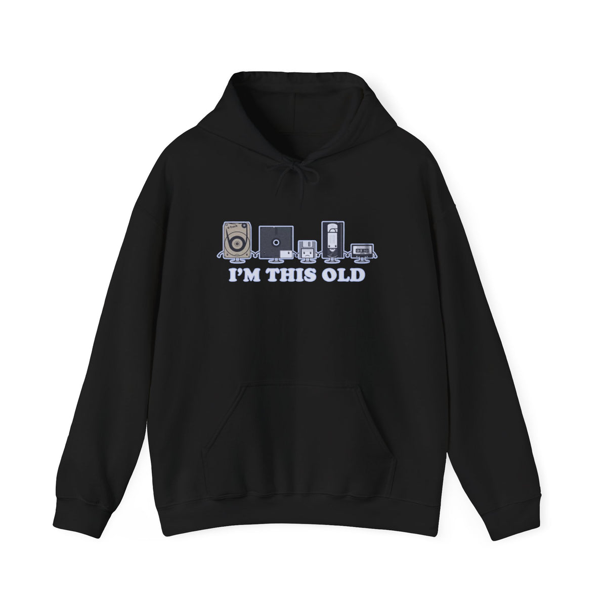 I’m This Old Funny Vintage-Inspired Unisex Hoodie