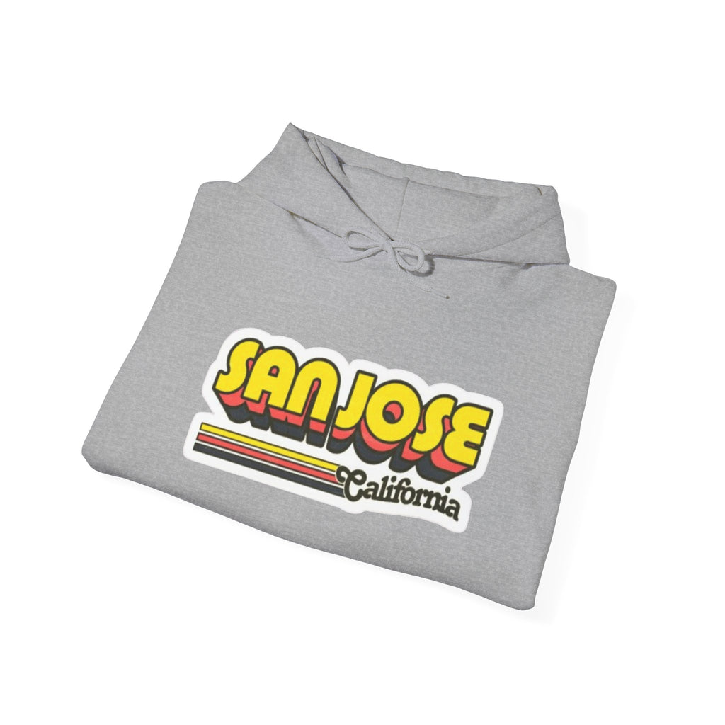 San Jose California Retro Graphic Hoodie