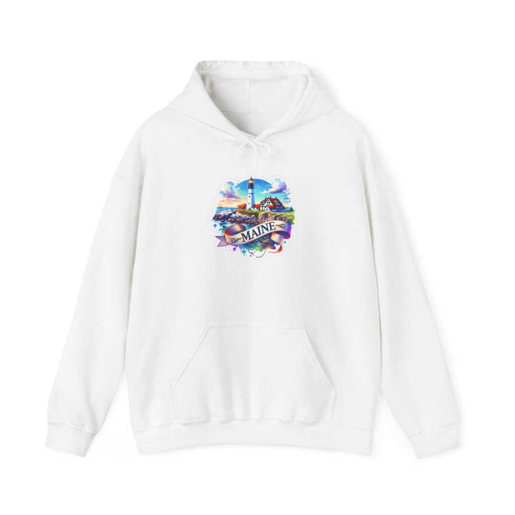 Maine Coastal Adventure Graphic Hoodie