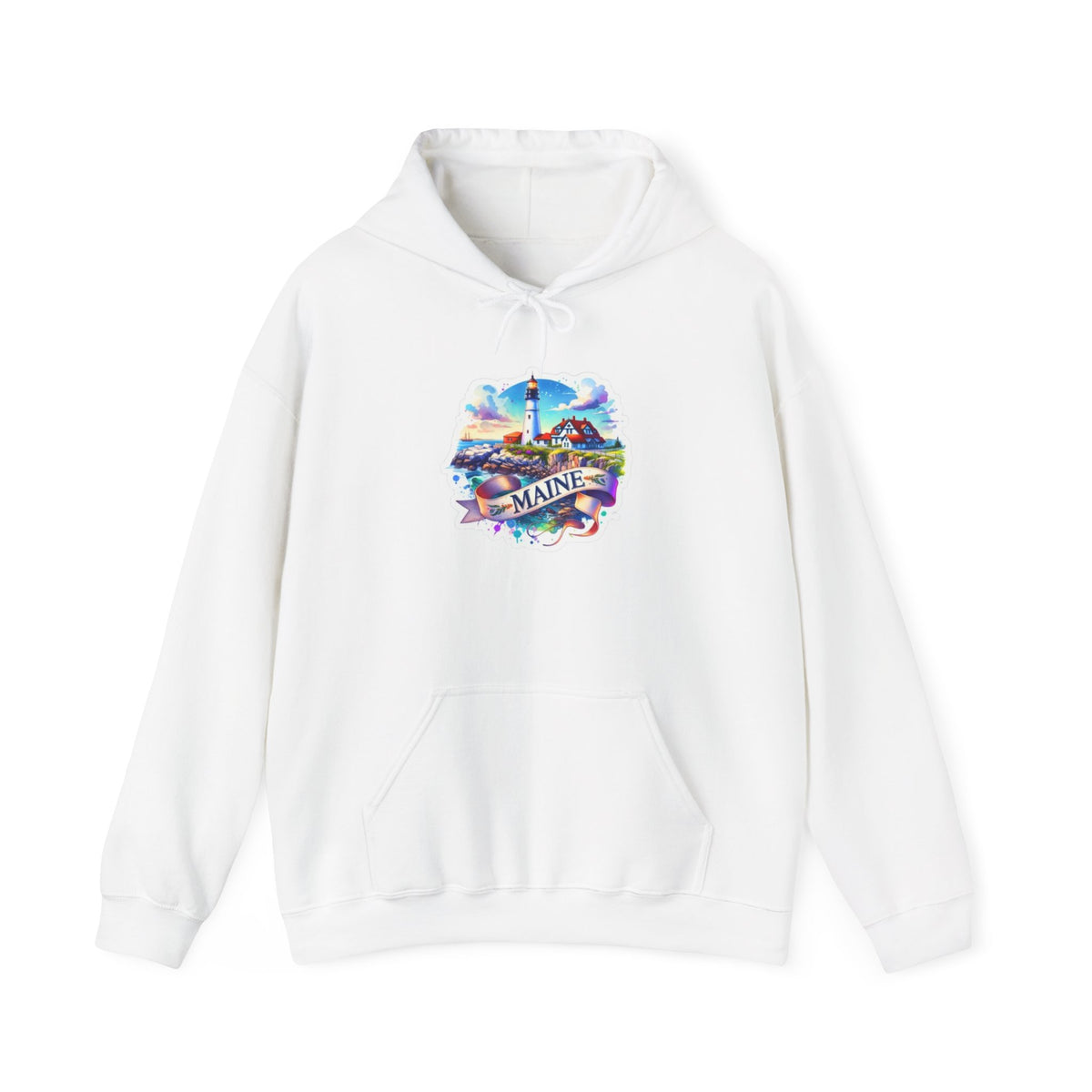 Maine Coastal Adventure Graphic Hoodie