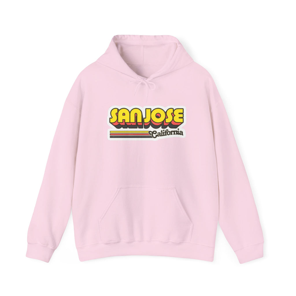 San Jose California Retro Graphic Hoodie