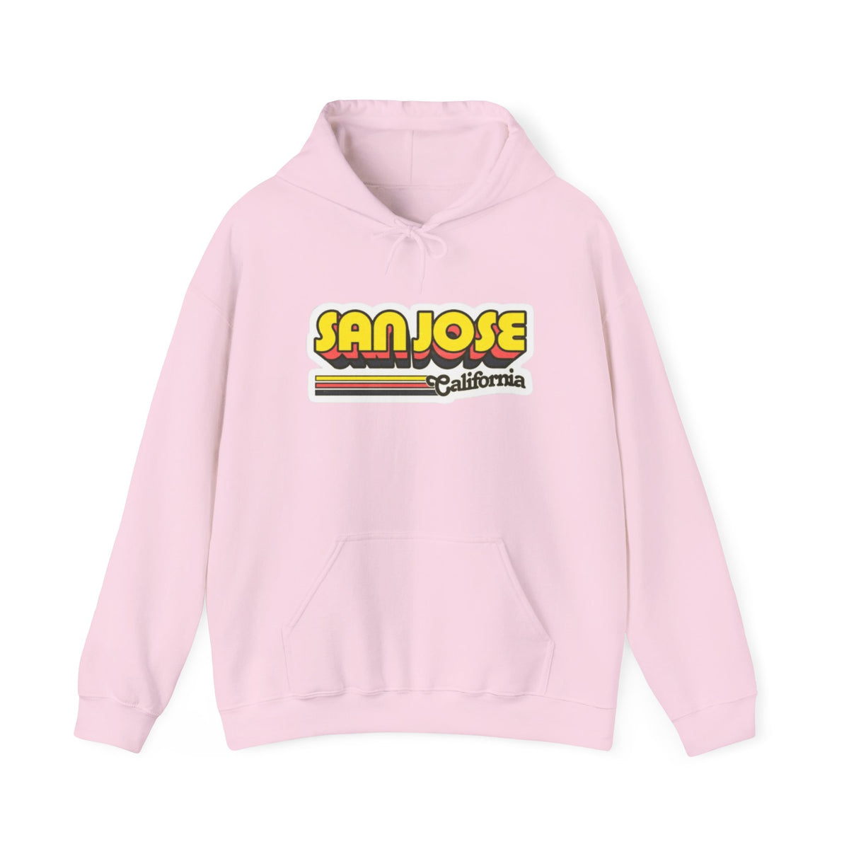 San Jose California Retro Graphic Hoodie