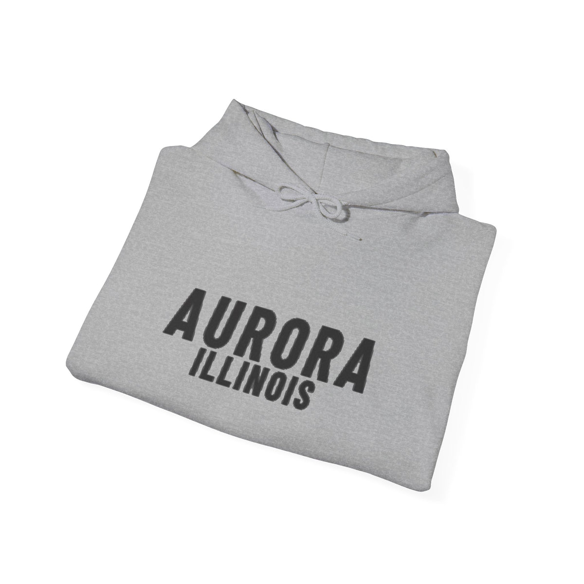 Aurora Illinois Text Hoodie