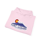 Fort Collins Colorado Mountain Logo Hoodie