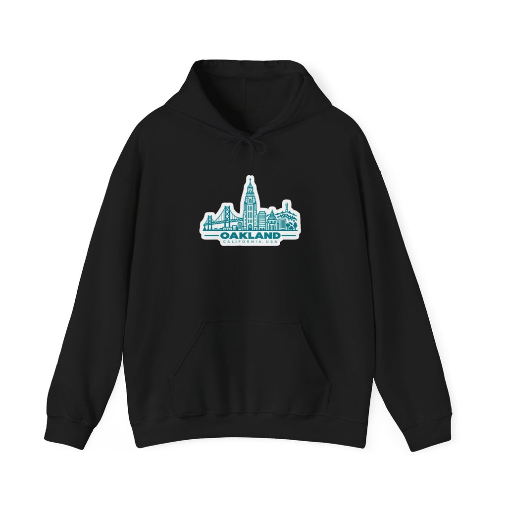 Oakland California Skyline Hoodie