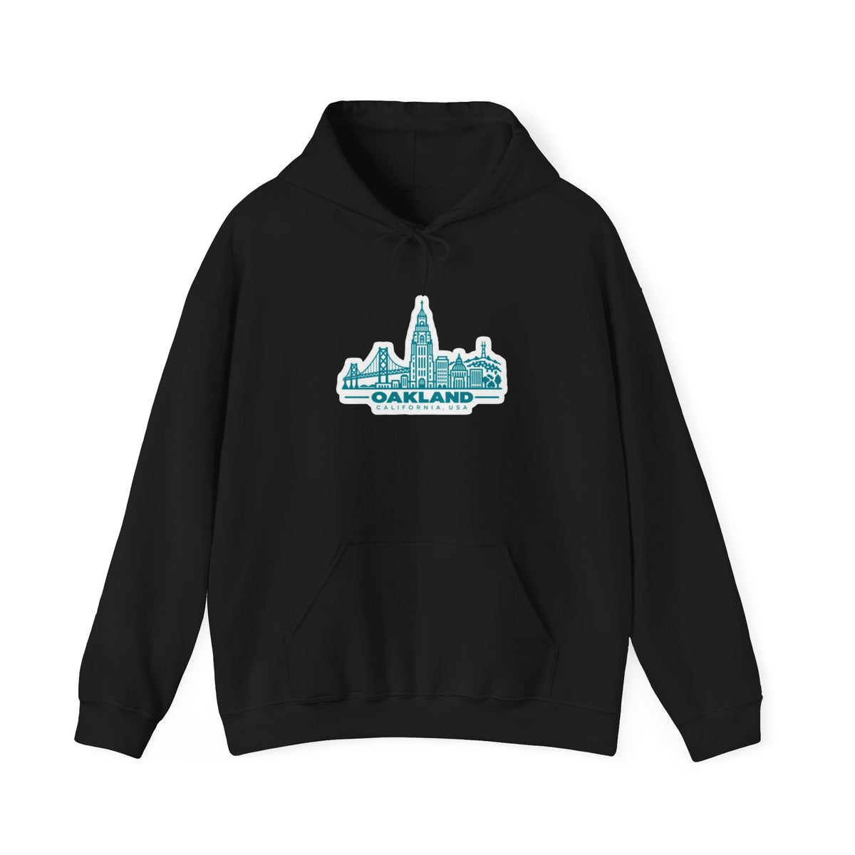 Oakland California Skyline Hoodie