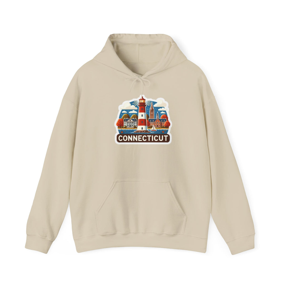 Connecticut Lighthouse Souvenir Hoodie