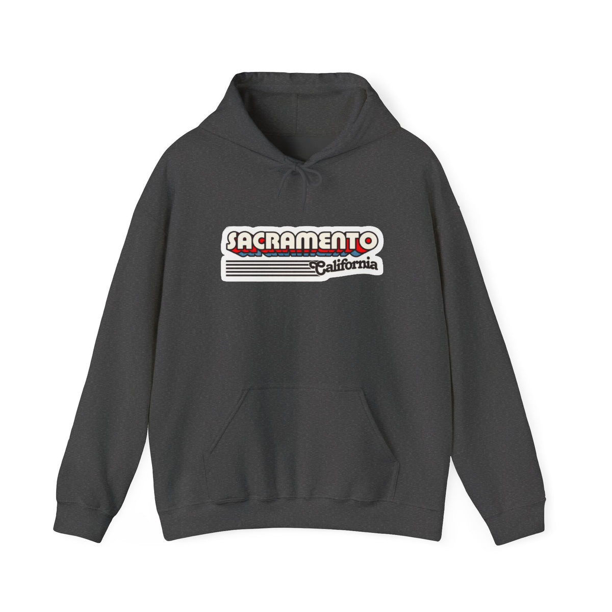 Sacramento California Retro Graphic Hoodie