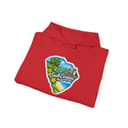 South Carolina Map Hooded Sweatshirt
