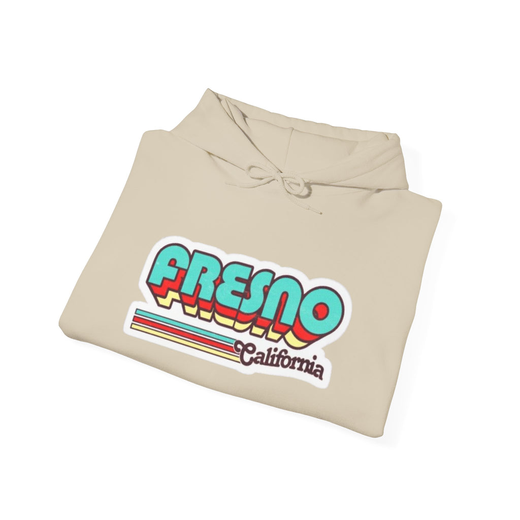 Fresno California Retro Graphic Hoodie