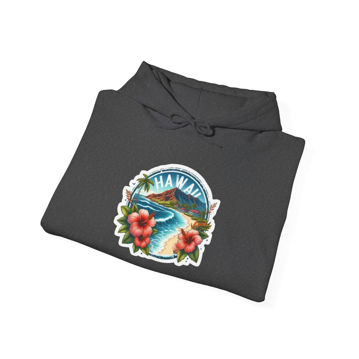 Hawaii Tropical Island Floral Hoodie