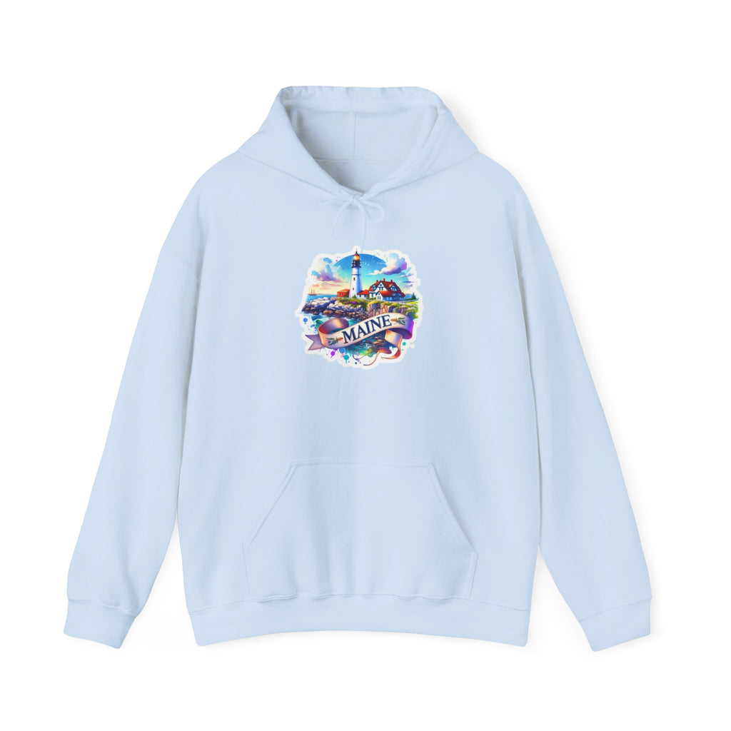 Maine Coastal Adventure Graphic Hoodie
