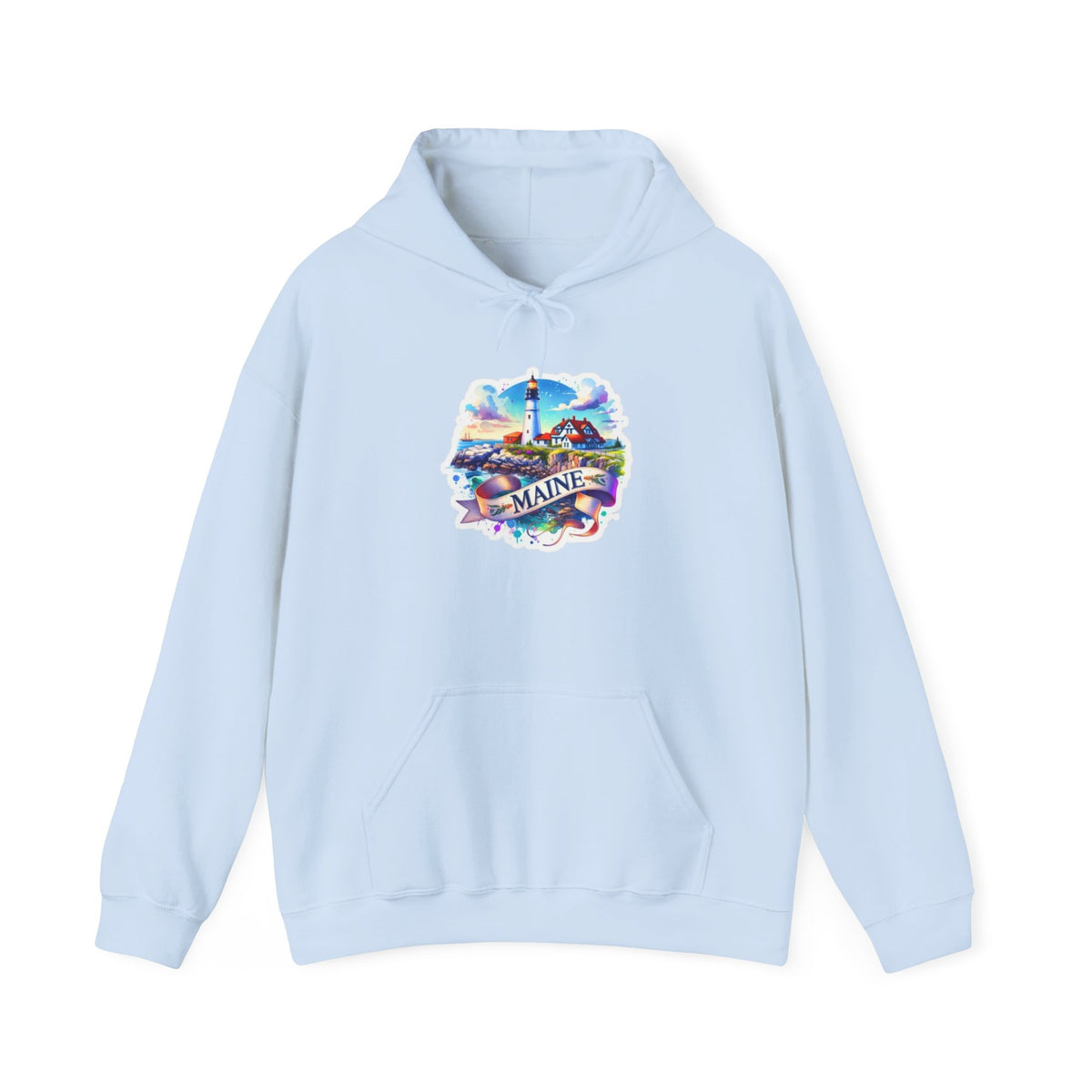 Maine Coastal Adventure Graphic Hoodie