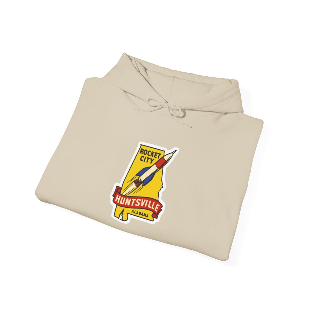 Rocket City Huntsville Alabama Graphic Hoodie