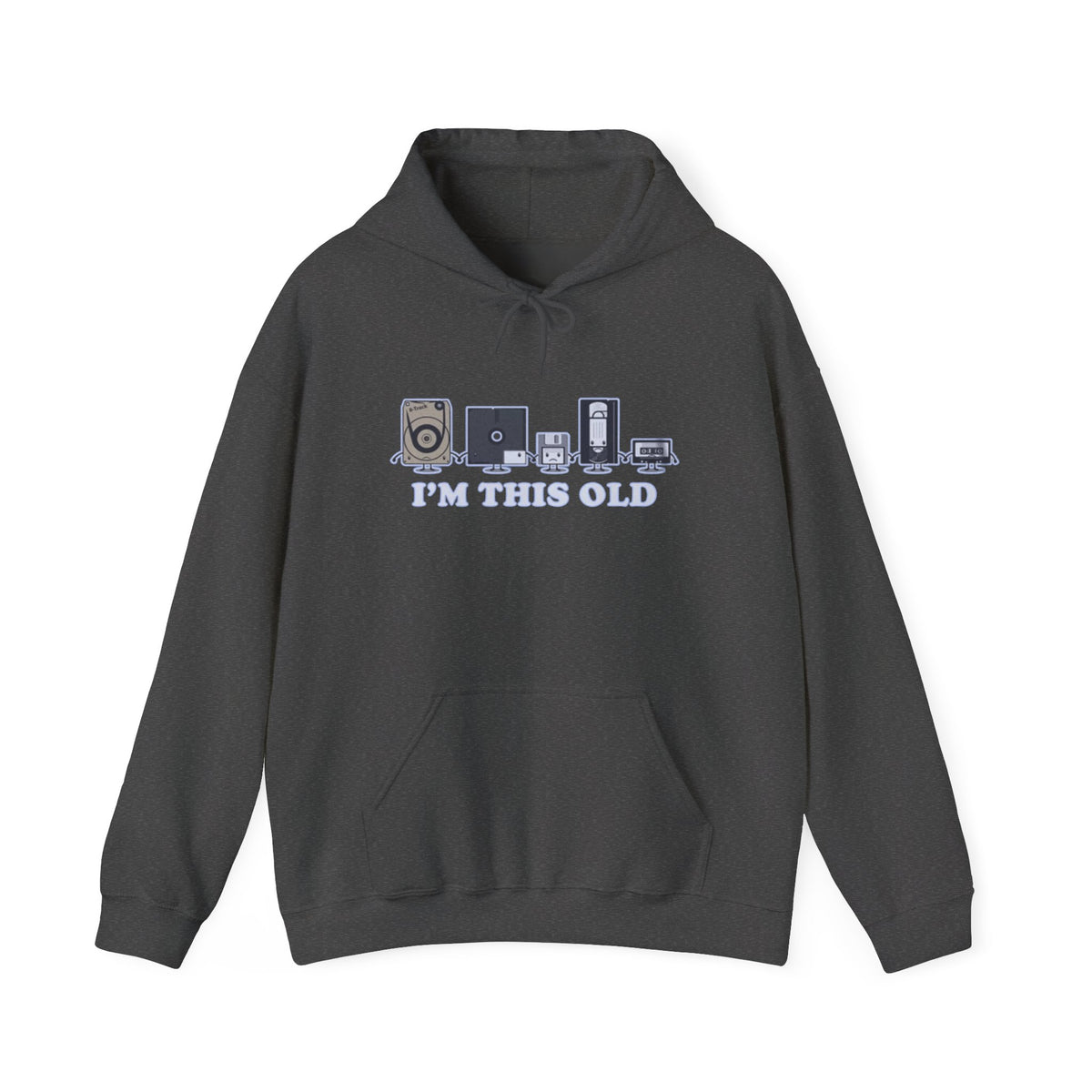 I’m This Old Funny Vintage-Inspired Unisex Hoodie
