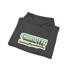 Charlotte North Carolina Retro Graphic Hoodie