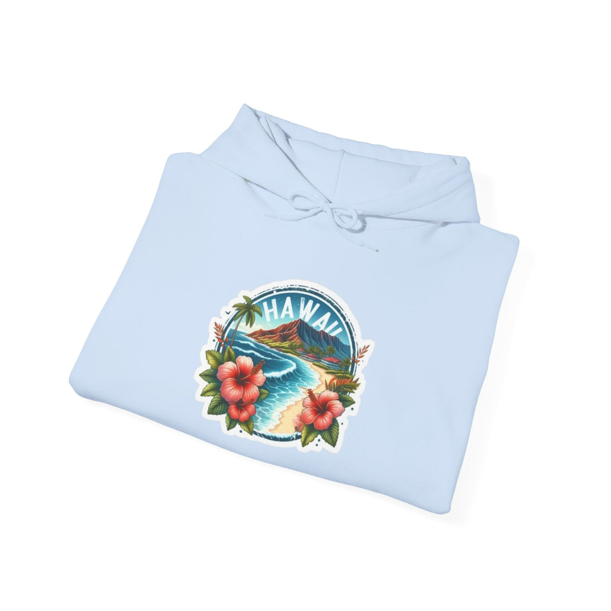 Hawaii Tropical Island Floral Hoodie