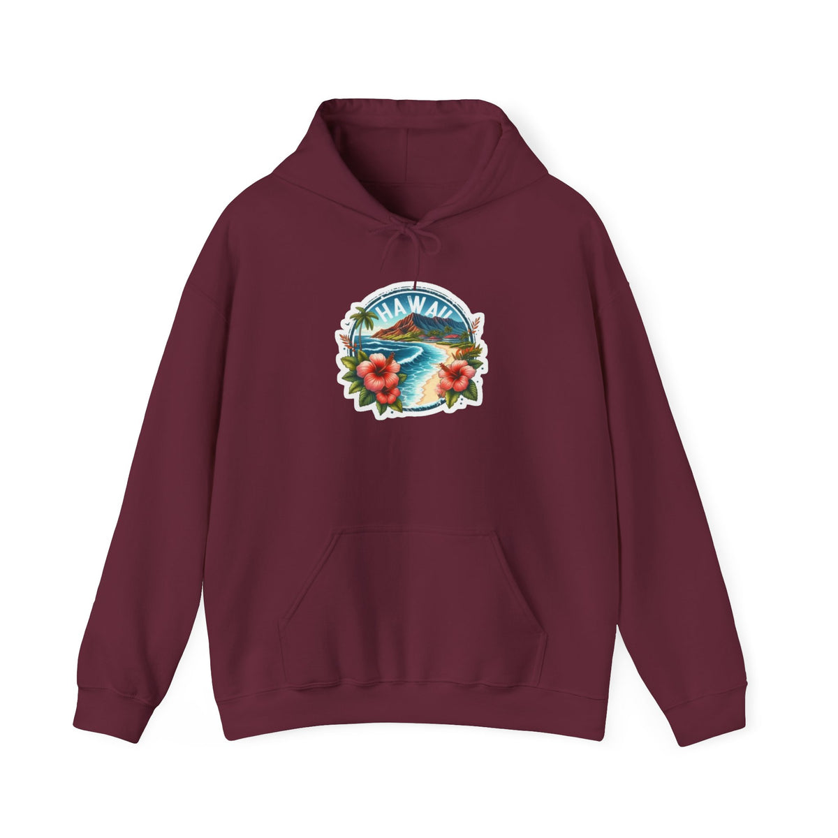 Hawaii Tropical Island Floral Hoodie