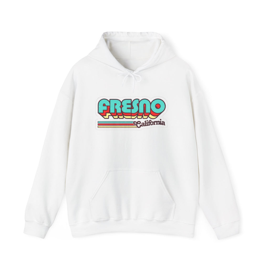 Fresno California Retro Graphic Hoodie