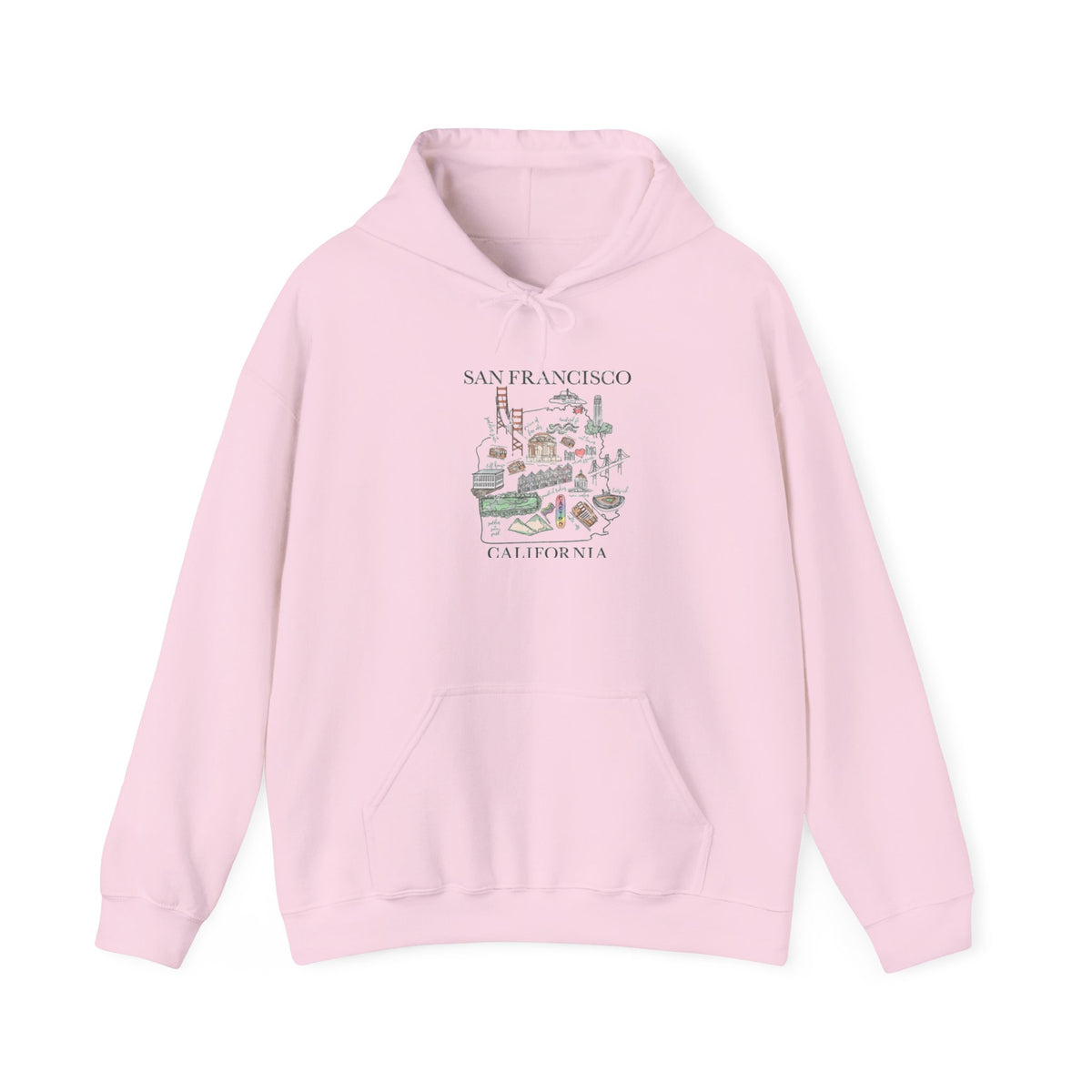 San Francisco California Souvenir Unisex Hoodie