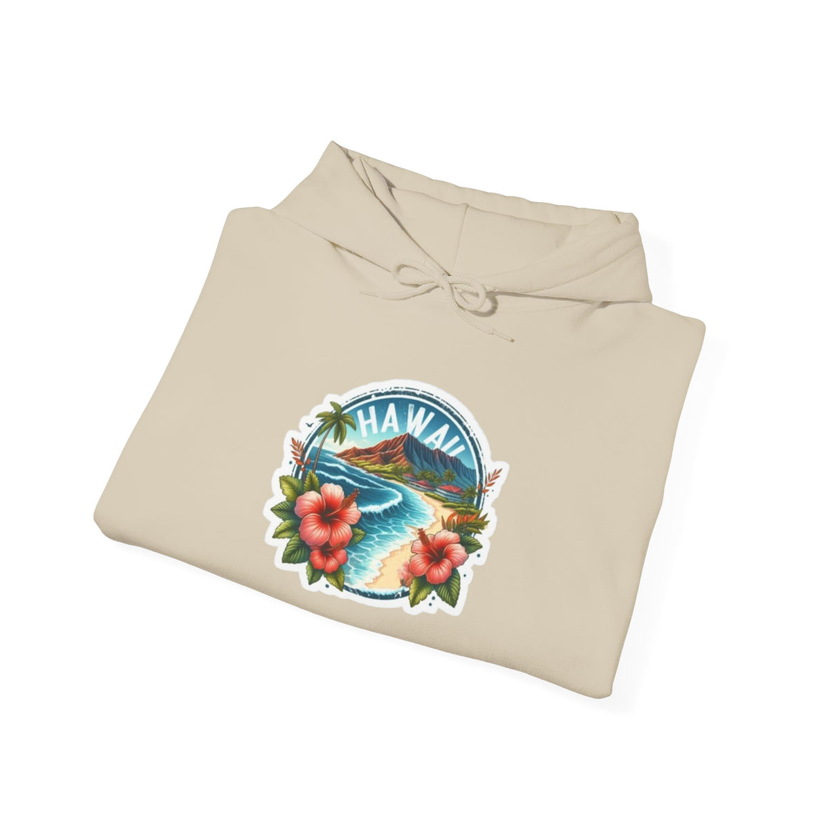 Hawaii Tropical Island Floral Hoodie