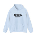 Aurora Illinois Text Hoodie