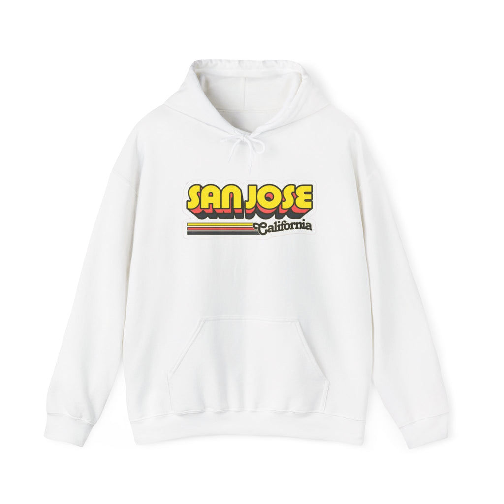 San Jose California Retro Graphic Hoodie