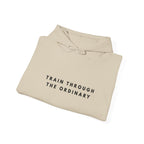 Train Through the Ordinary Motivational Hoodie