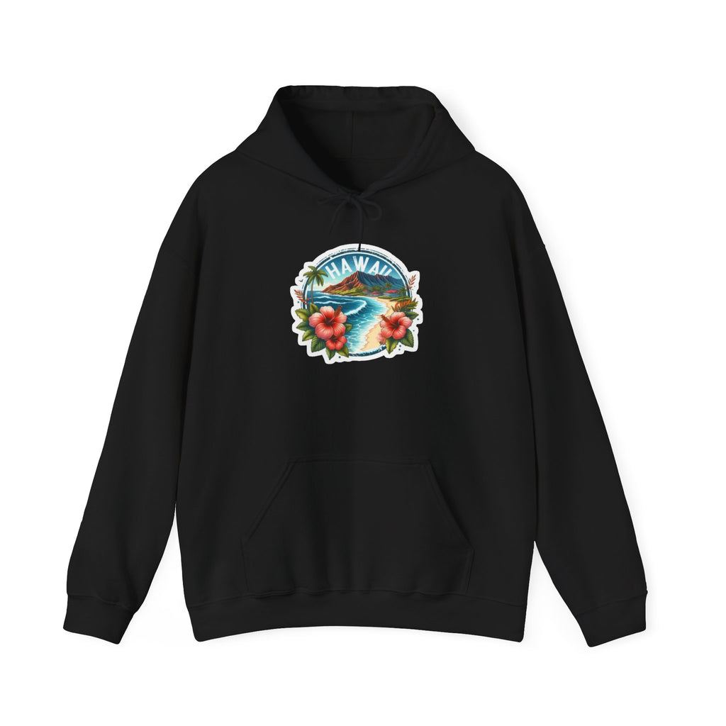 Hawaii Tropical Island Floral Hoodie