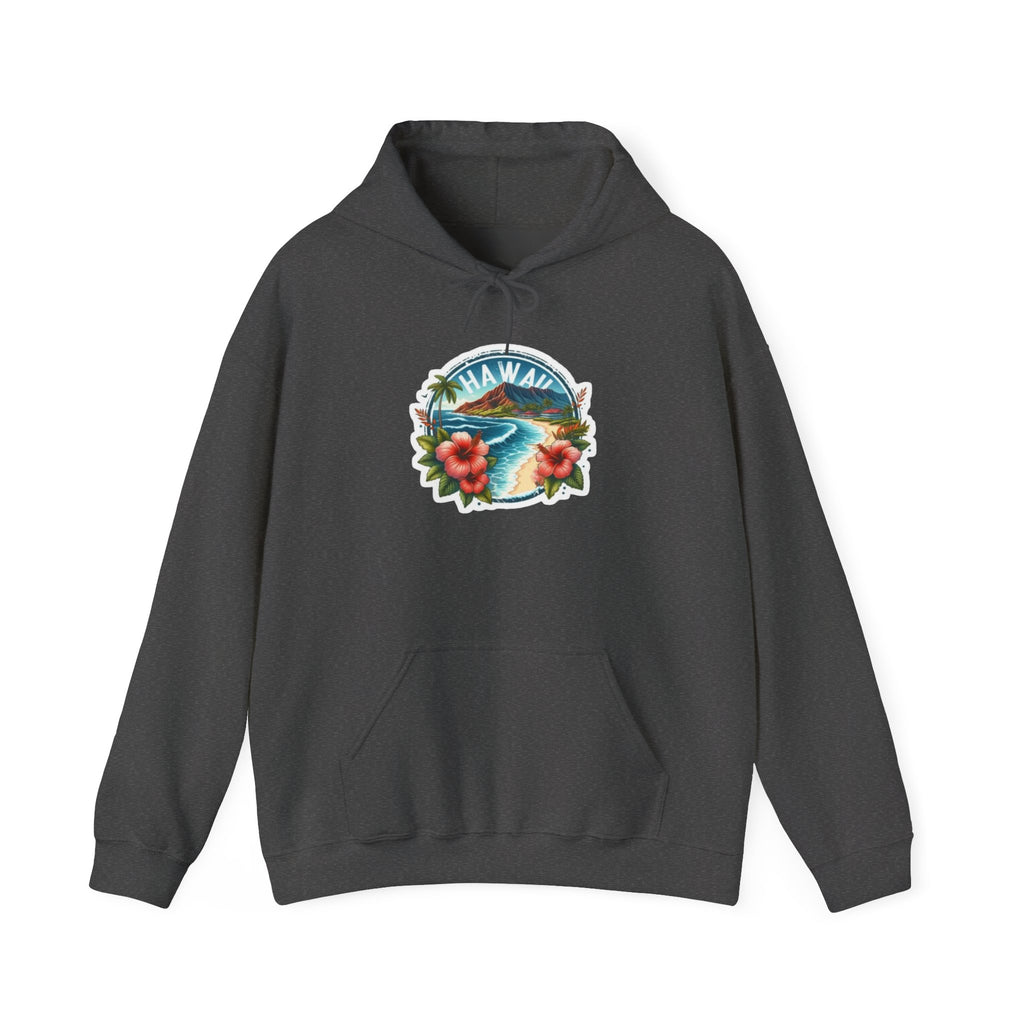 Hawaii Tropical Island Floral Hoodie