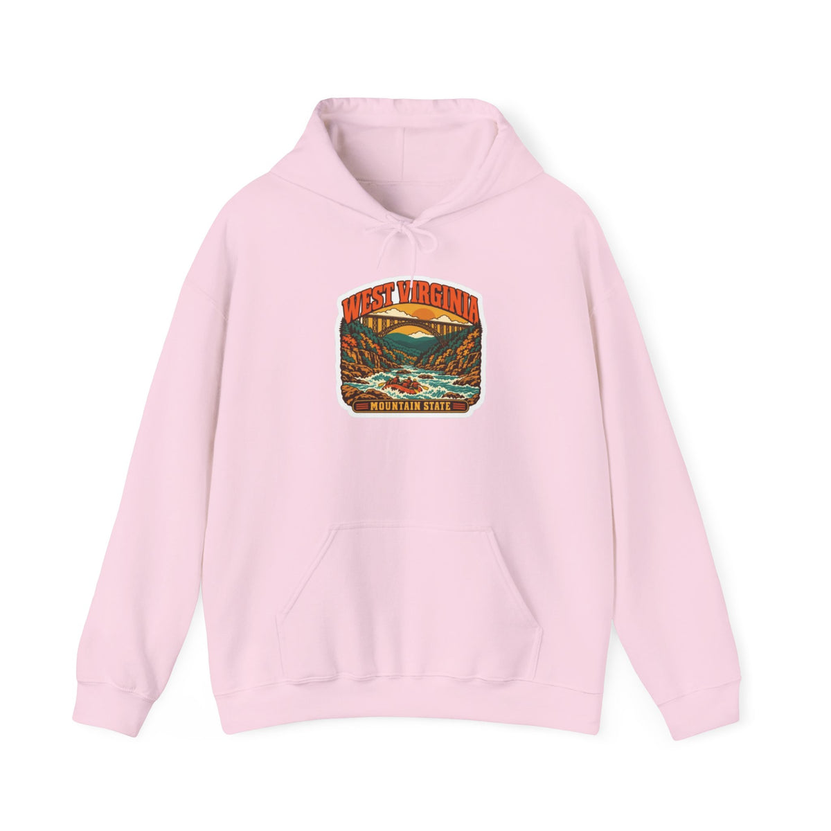 West Virginia Mountain Landscape Hoodie