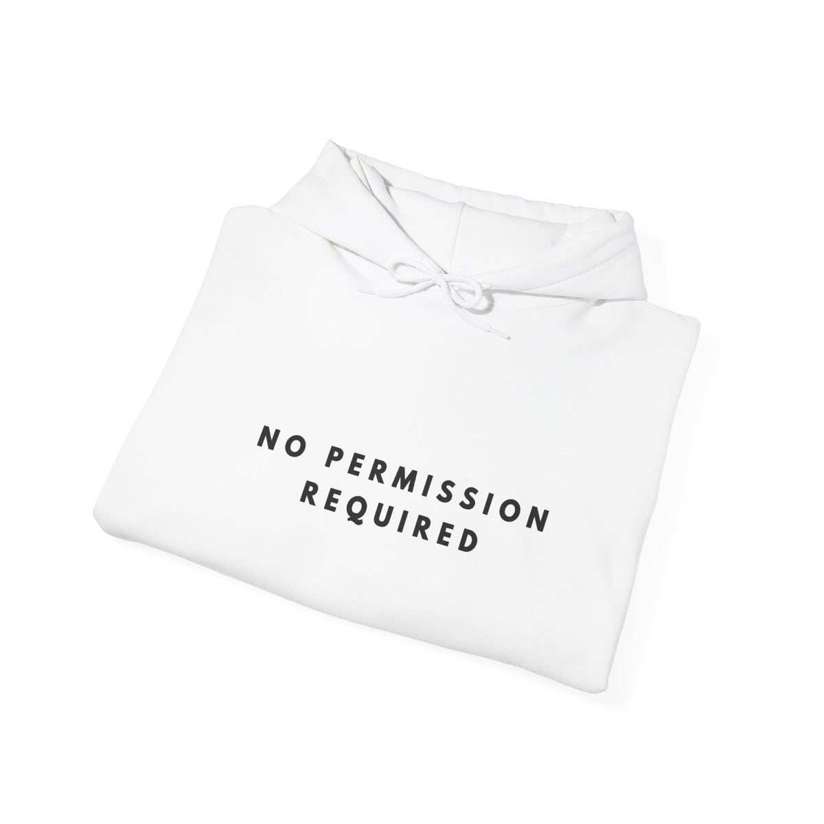 No Permission Required Statement Hoodie